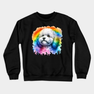 Bolognese Dog Crewneck Sweatshirt